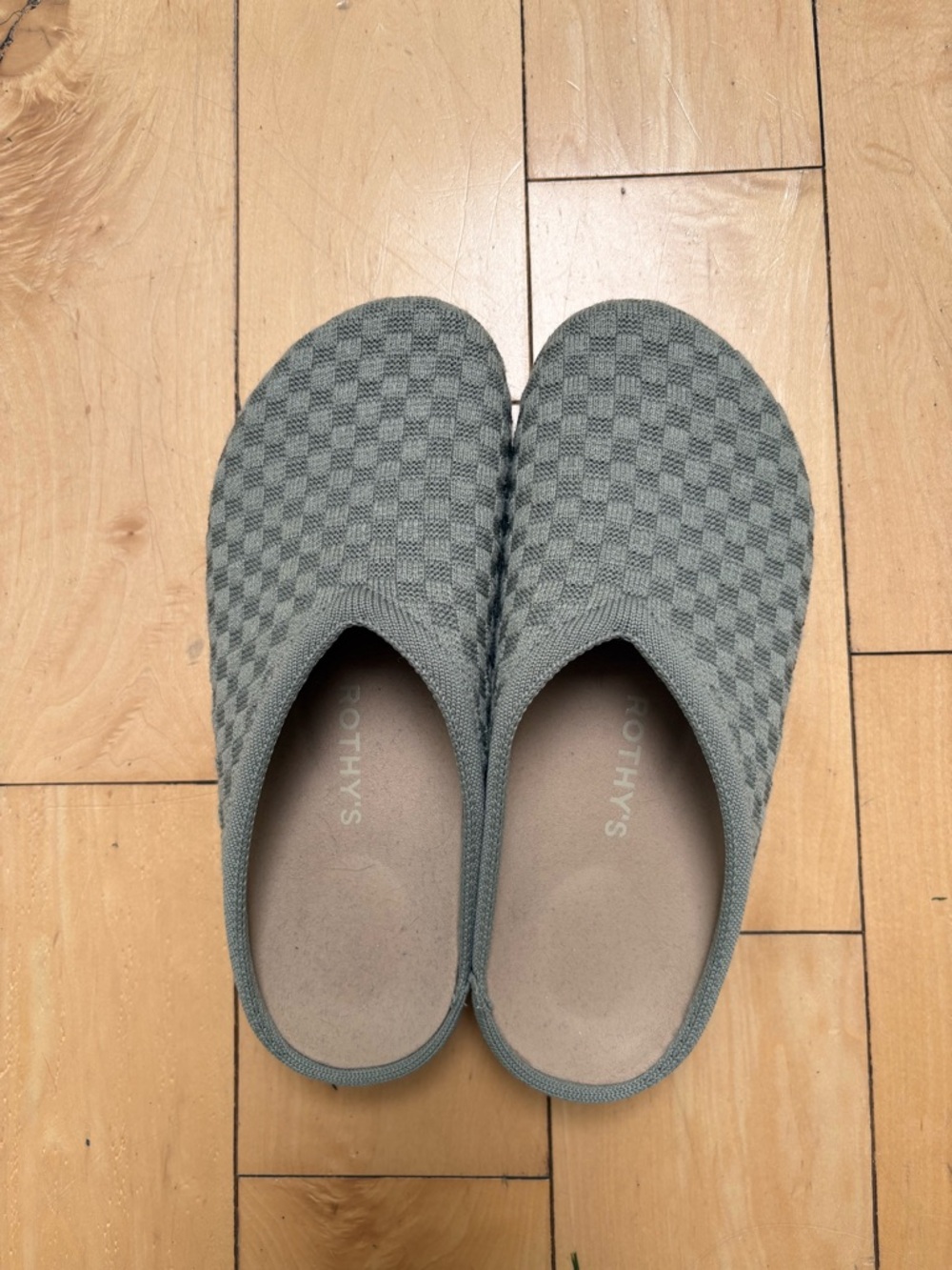 Rothy’s The Casual Clog Sage checked - Picture 2 of 6